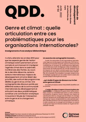 Savoirs AFD Genre et Climat