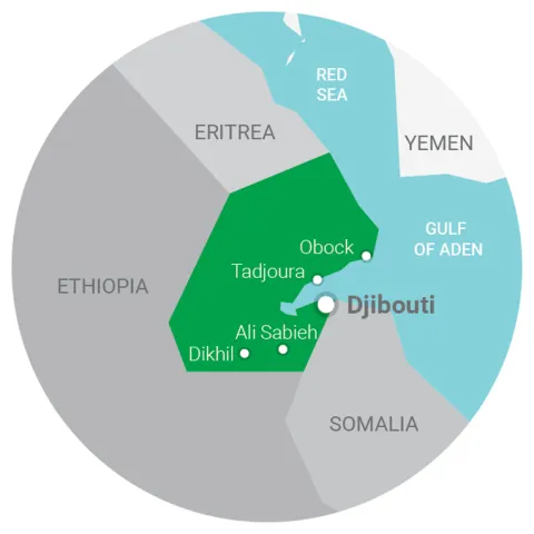map Djibouti